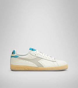 Beige / Grey / Blue Women's Diadora Game L Low Natural Pack Sneakers | NZ-349671