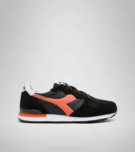 Black / Red Men's Diadora Camaro Sneakers | NZ-657498