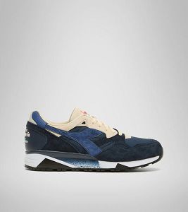 Blue / Beige Men's Diadora N9002 Overland Sneakers | NZ-345198