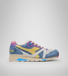 Blue / Multi Men's Diadora N9000 Trivial Pursuit Sneakers | NZ-107839