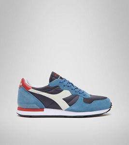 Blue / White / Red Men's Diadora Camaro Sneakers | NZ-195630