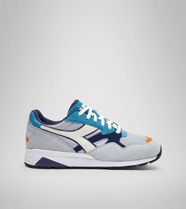 Grey / Blue Men's Diadora N902 Sneakers | NZ-762310