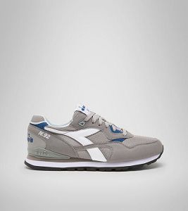 Grey / Blue Men's Diadora N.92 Sneakers | NZ-325879