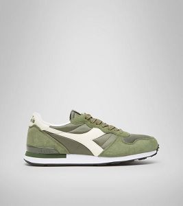 Olive / Green / White Men's Diadora Camaro Sneakers | NZ-438052