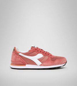 Red / Brown / White Women's Diadora Camaro Sneakers | NZ-832691