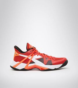 Red / White / Black Men's Diadora B.Icon Clay Tennis Shoes | NZ-429156