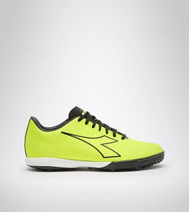 Yellow / Black Men's Diadora Pichichi 4 Tfr Futsal Shoes | NZ-769024