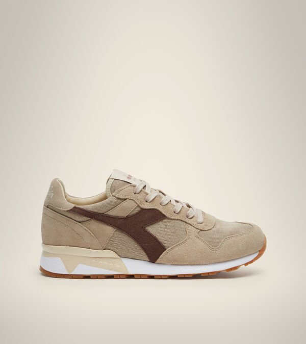 Beige / Brown Men\'s Diadora Trident 90 Canvas Heritage Shoes | NZ-635214