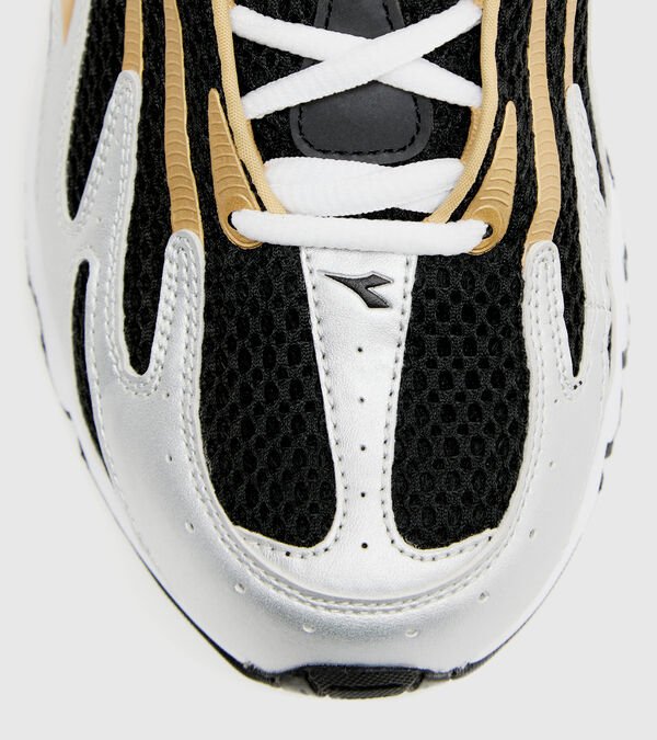 Black / Gold Men's Diadora Mythos Propulsion 280 Sneakers | NZ-746801