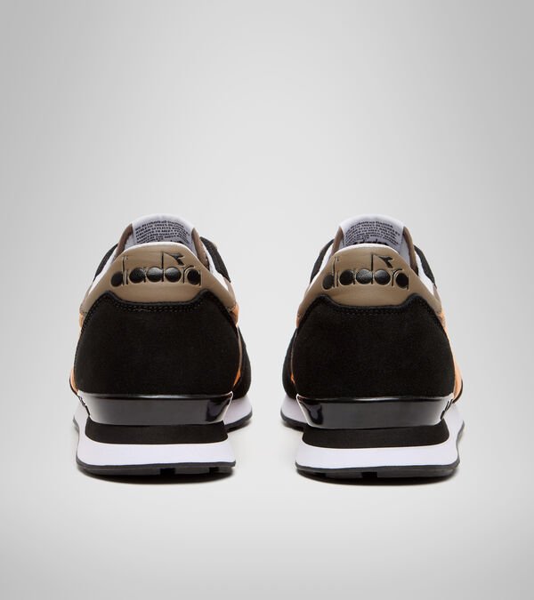 Black / Yellow / Brown Men's Diadora Camaro Sneakers | NZ-269514