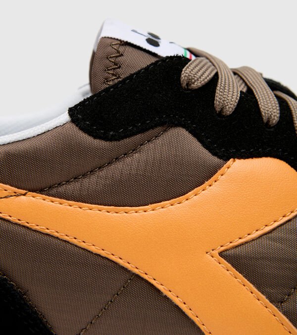 Black / Yellow / Brown Men's Diadora Camaro Sneakers | NZ-269514