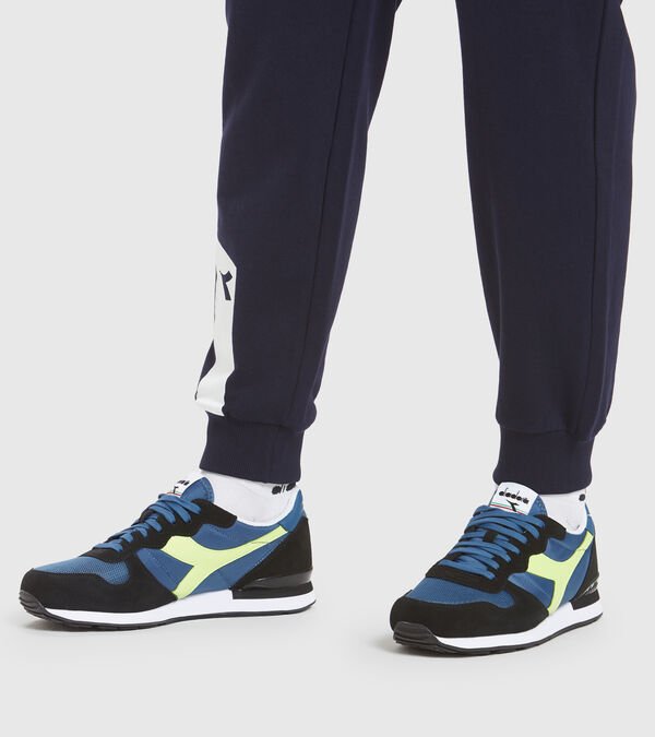 Blue / Black / Yellow Men's Diadora Camaro Sneakers | NZ-284137