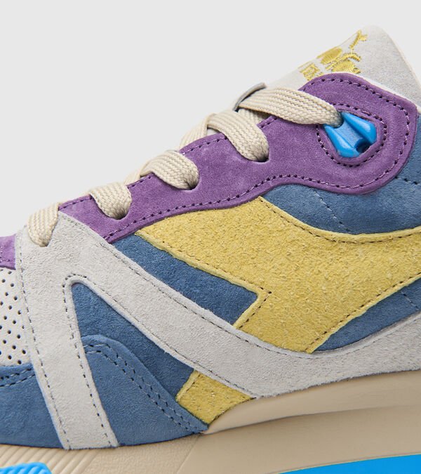 Blue / Multi Men's Diadora N9000 Trivial Pursuit Sneakers | NZ-107839