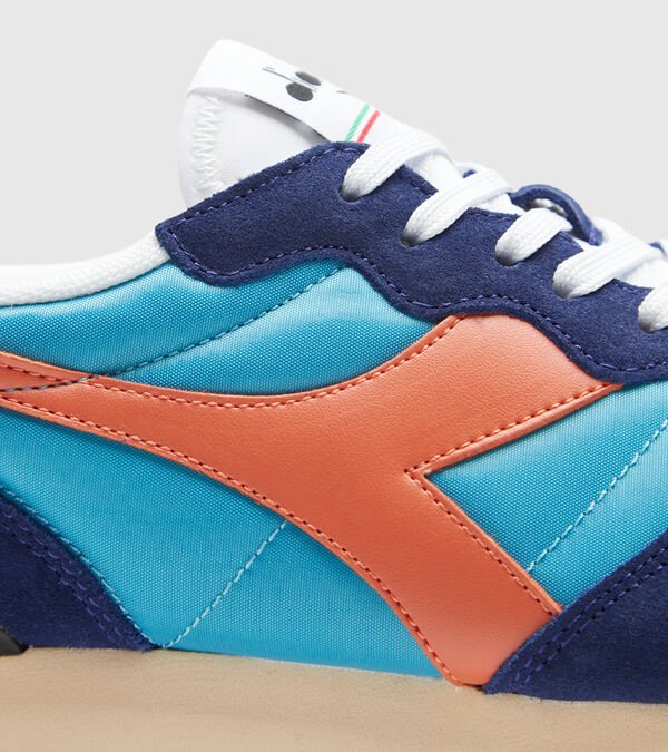 Blue / White / Brown Men's Diadora Camaro Sneakers | NZ-563214