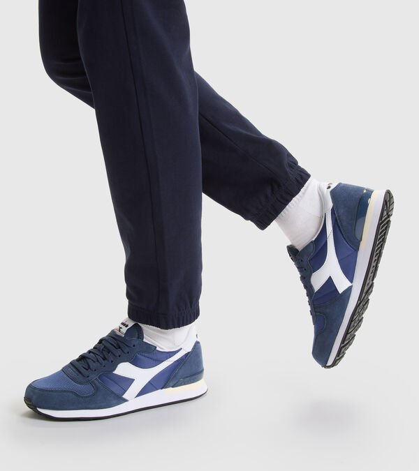 Blue / White Men's Diadora Camaro Sneakers | NZ-605189