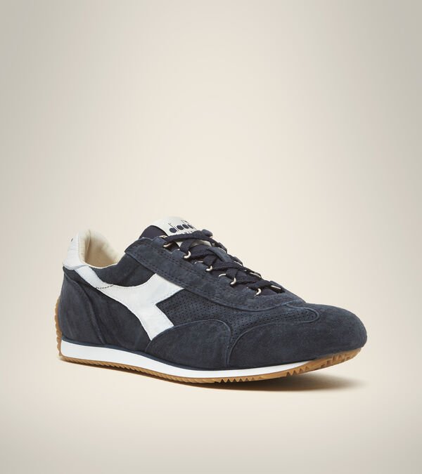 Blue / White Women's Diadora Equipe Suede Sw Heritage Shoes | NZ-745283