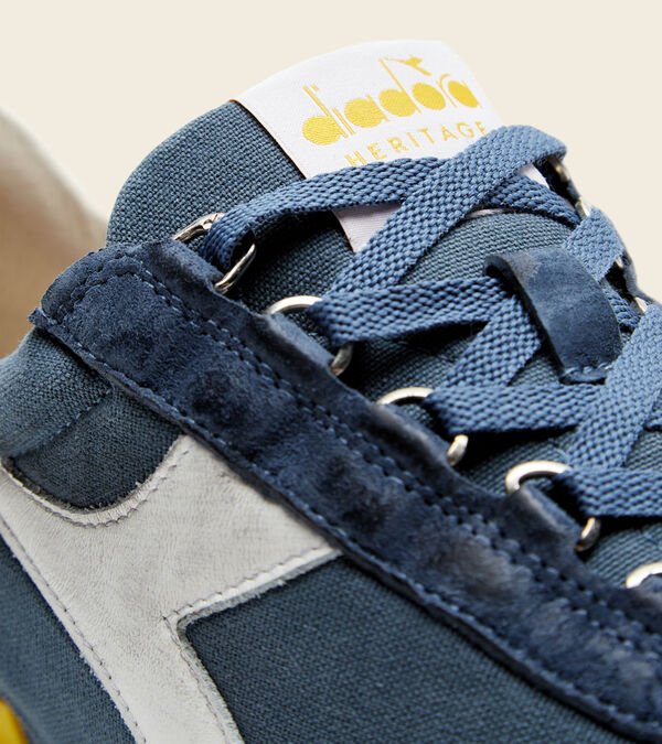 Blue / White / Yellow Men's Diadora Equipe Mad Heritage Shoes | NZ-546123