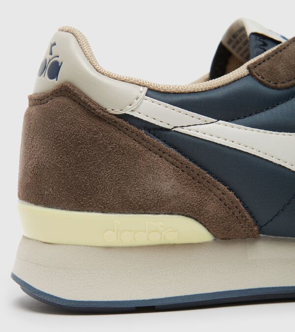 Brown / White / Blue Men's Diadora Camaro Sneakers | NZ-925760