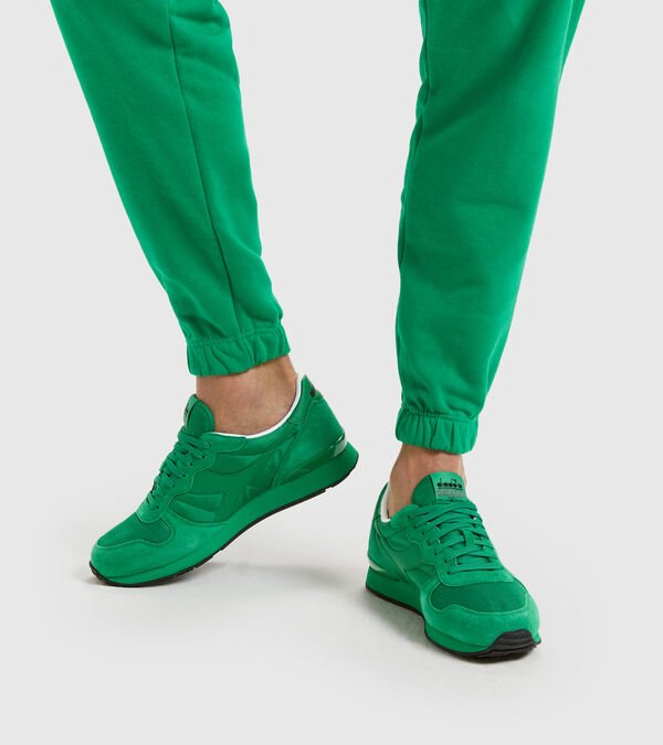 Green Men's Diadora Camaro Manifesto Color Sneakers | NZ-890214