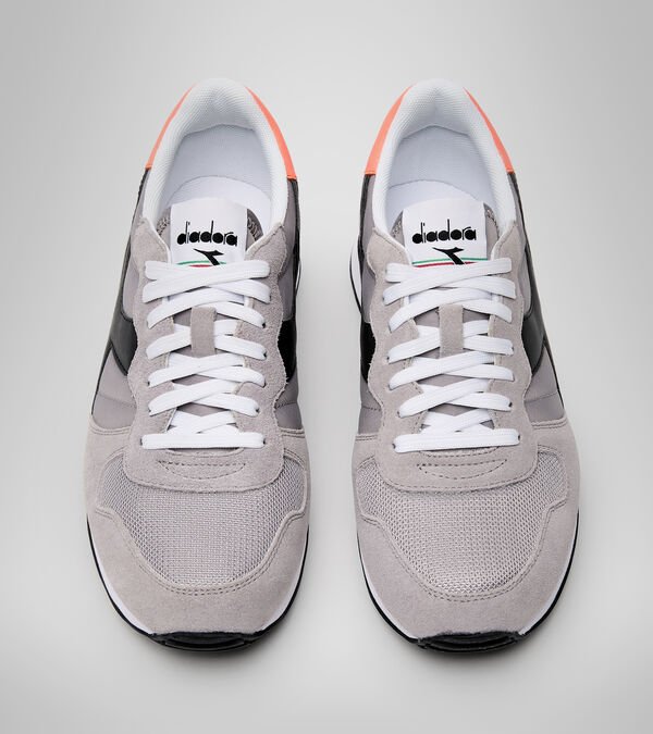 Grey / Black Men's Diadora Camaro Sneakers | NZ-963125