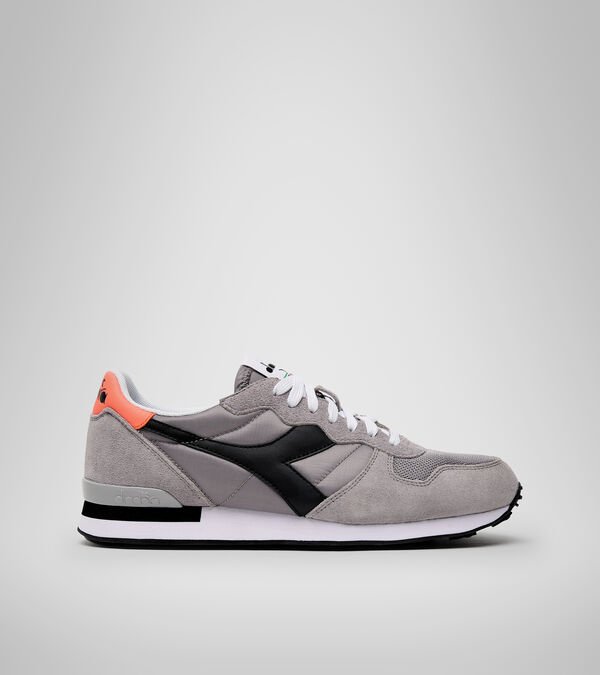 Grey / Black Women\'s Diadora Camaro Sneakers | NZ-786143