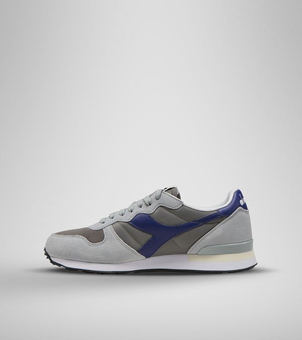 Grey / Blue Men's Diadora Camaro Sneakers | NZ-347081