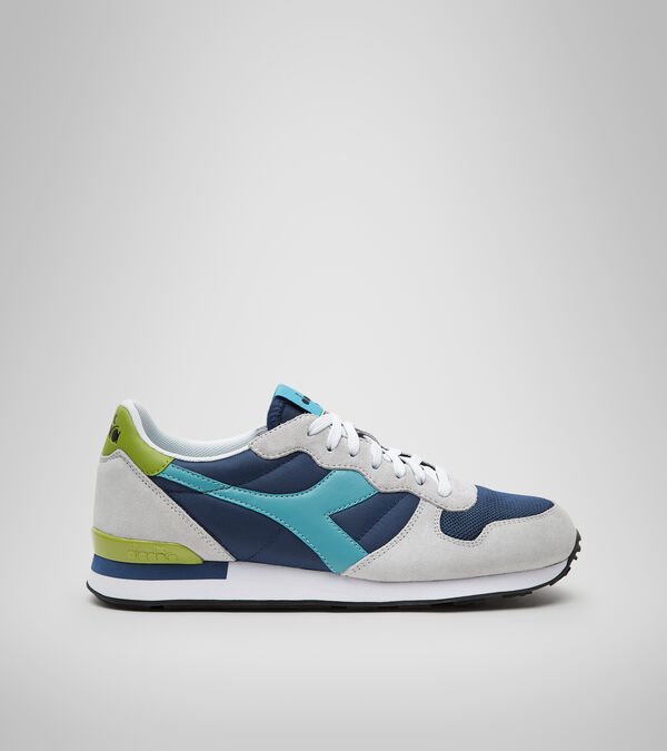 Grey / Blue Men\'s Diadora Camaro Sneakers | NZ-386712