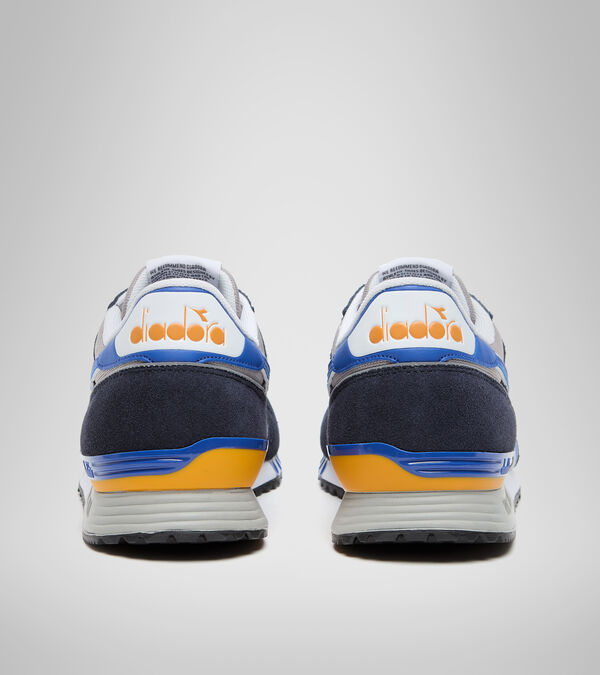 Grey / Blue Men's Diadora Titan Sneakers | NZ-351082