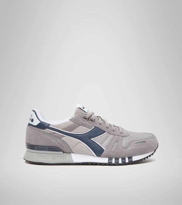 Grey / Blue Men\'s Diadora Titan Sneakers | NZ-758109