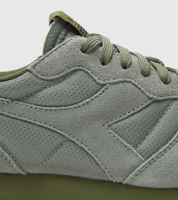 Grey / Olive Men's Diadora Camaro Manifesto Sneakers | NZ-347190