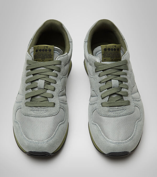 Grey / Olive Women's Diadora Camaro Manifesto Sneakers | NZ-902173