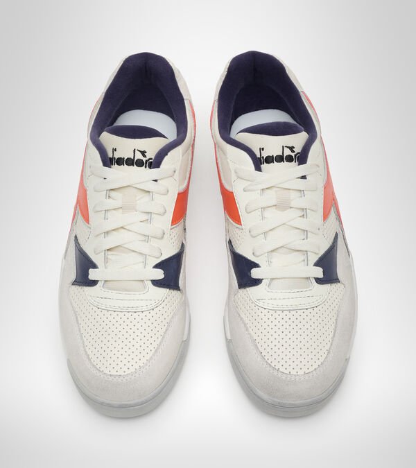 Grey / Orange / Navy Men's Diadora Rebound Ace Wax Sneakers | NZ-403572