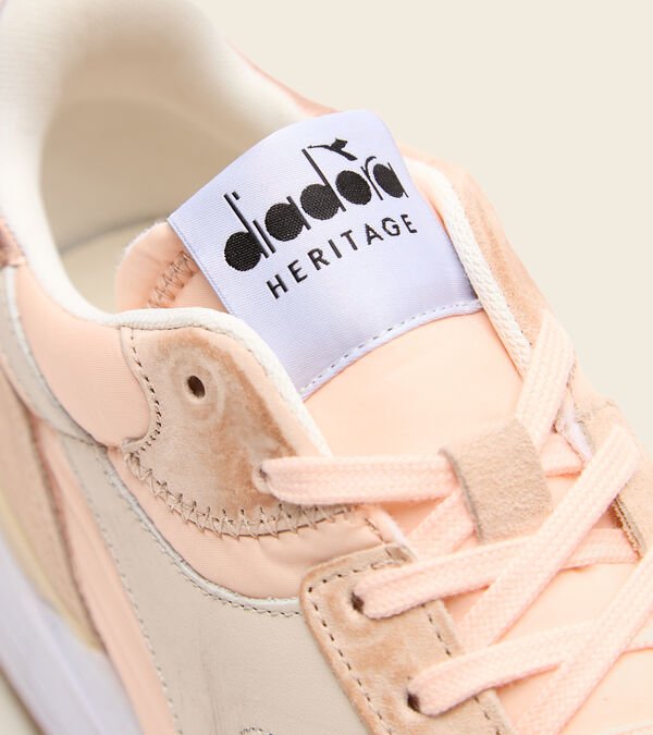 Grey / Pink / Blue Women's Diadora Venus Dirty Heritage Shoes | NZ-481235