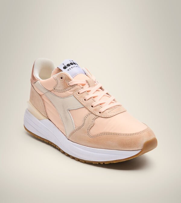 Grey / Pink / Blue Women's Diadora Venus Dirty Heritage Shoes | NZ-481235