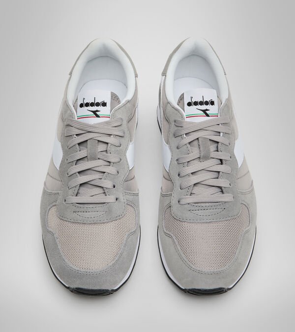 Grey / White Men's Diadora Camaro Sneakers | NZ-925380