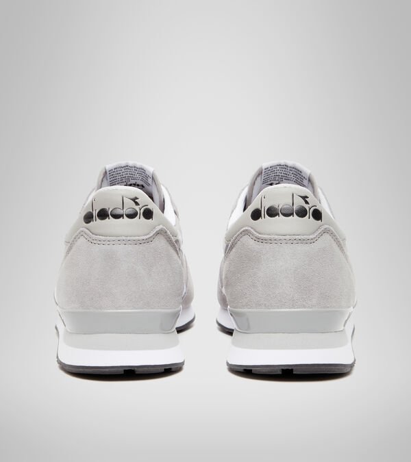 Grey / White Women's Diadora Camaro Sneakers | NZ-136852