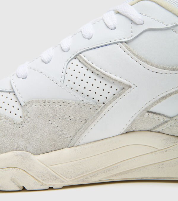 Grey / White Women's Diadora Rebound Ace Wax Sneakers | NZ-347951