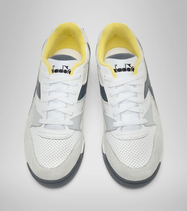 Grey / White / Yellow Men's Diadora Rebound Ace Wax Sneakers | NZ-237908