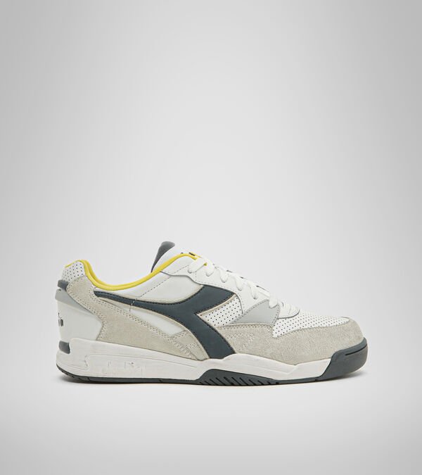 Grey / White / Yellow Men\'s Diadora Rebound Ace Wax Sneakers | NZ-237908