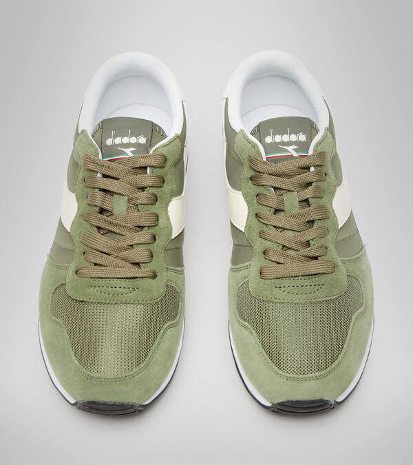 Olive / Green / White Men's Diadora Camaro Sneakers | NZ-438052