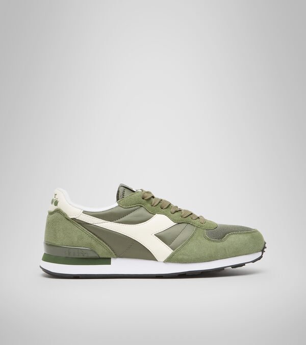 Olive / Green / White Men\'s Diadora Camaro Sneakers | NZ-438052