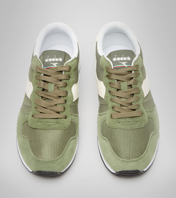 Olive / Green / White Women's Diadora Camaro Sneakers | NZ-761259