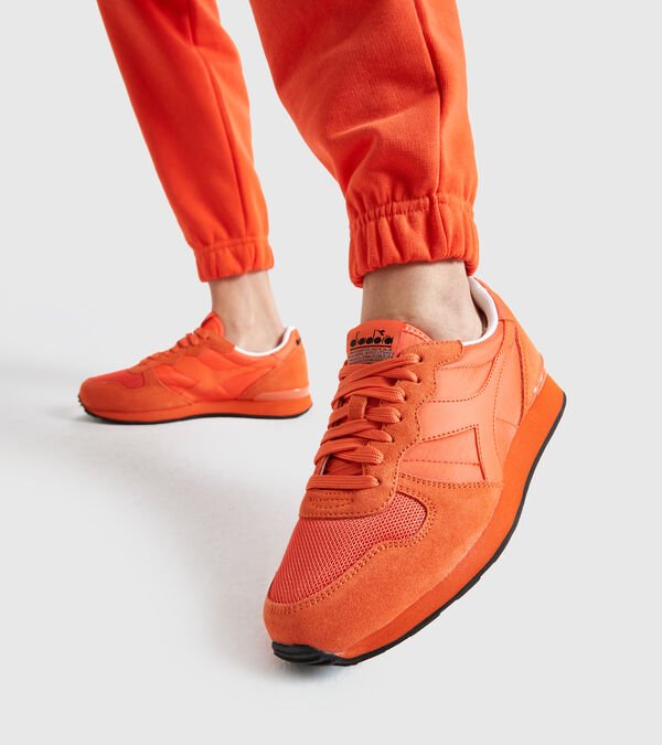 Orange / Black Men's Diadora Camaro Manifesto Color Sneakers | NZ-481952