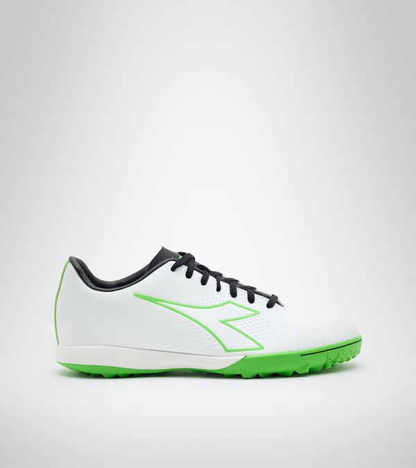 White / Green / Black Men\'s Diadora Pichichi 4 Tfr Futsal Shoes | NZ-734621