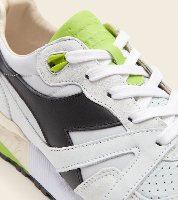 White / Grey / Black Men's Diadora N9000 Italia Heritage Shoes | NZ-546798